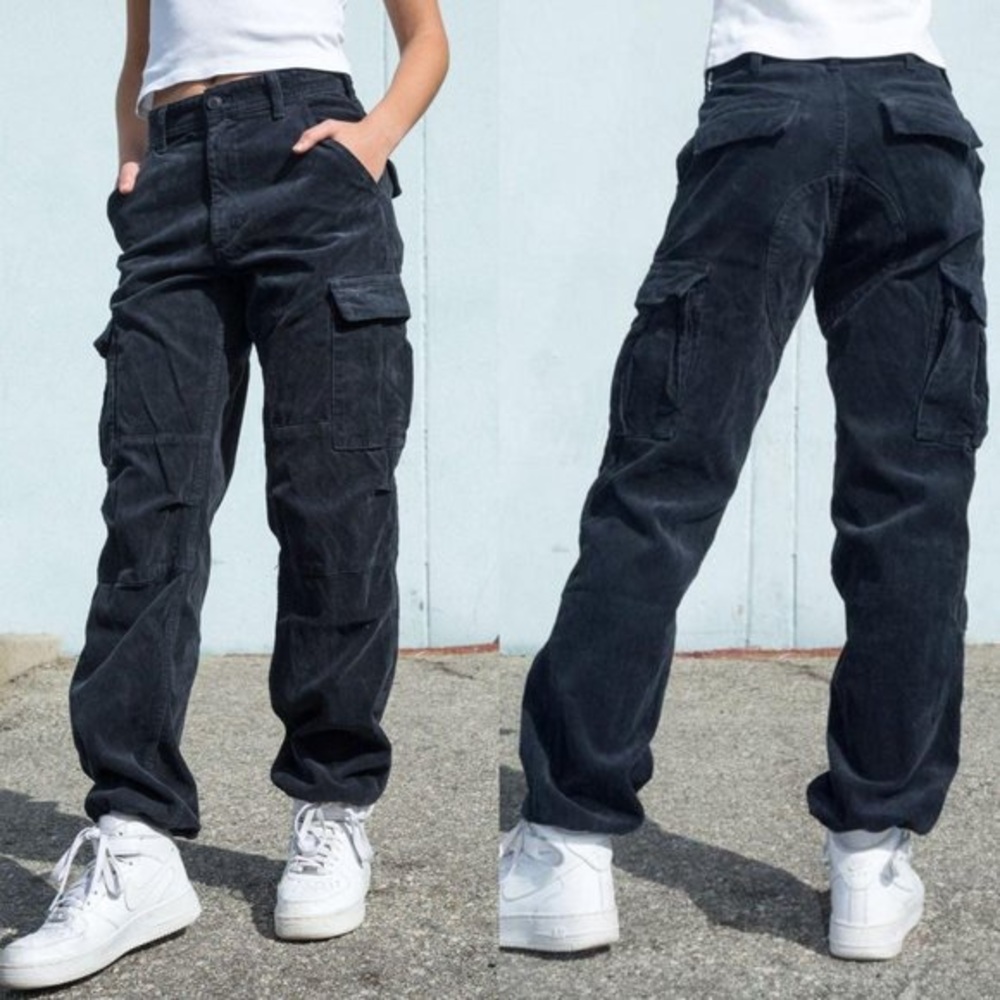 Brandy Melville Navy Corduroy Pants